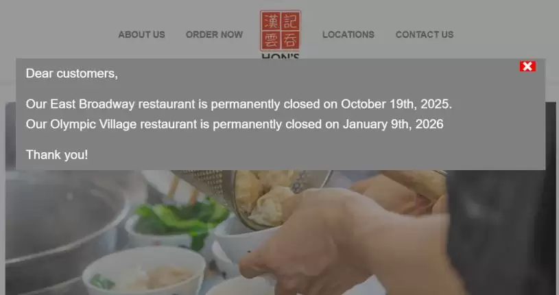 逾半世纪老字号  分店曾遍设大温  汉记云吞最后一店结业