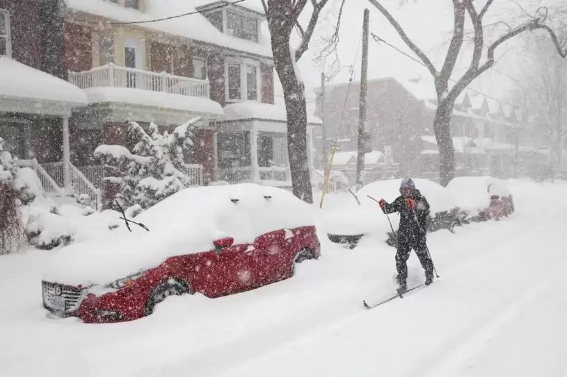多伦多周日暴风雪影响所及   温哥华部分航班取消