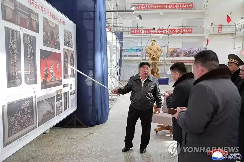 援俄兵6000人阵亡 金正恩指导纪念雕像创作：英勇永传颂