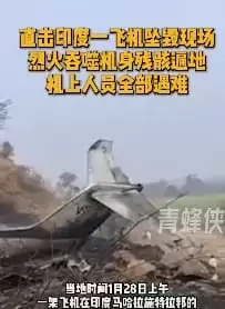 印度坠机 多位高官罹难