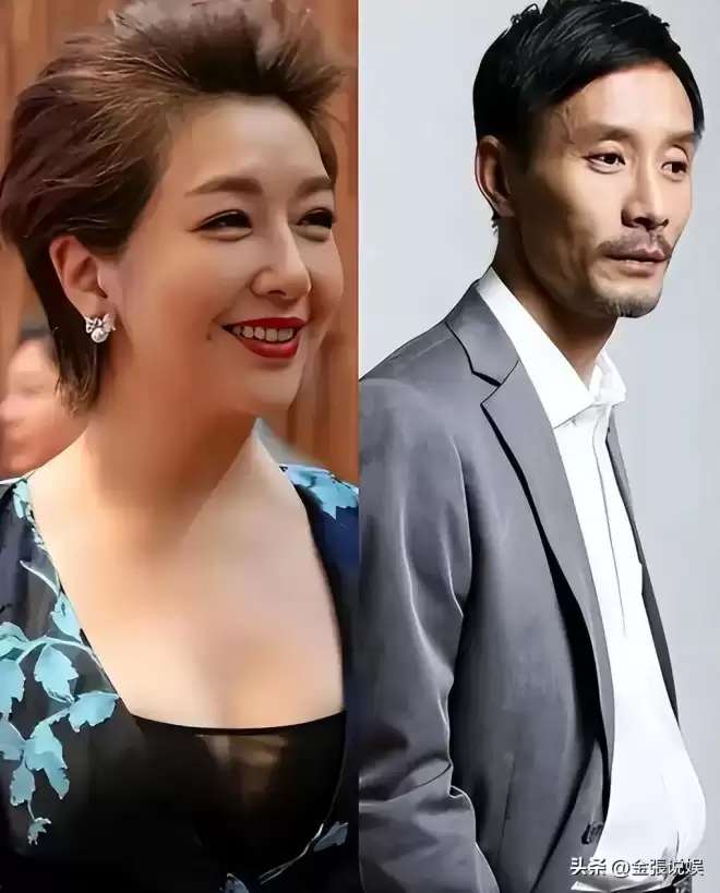 江珊演出获老公探班，56岁田小洁胡子花白好苍老，俩人不像姐弟恋