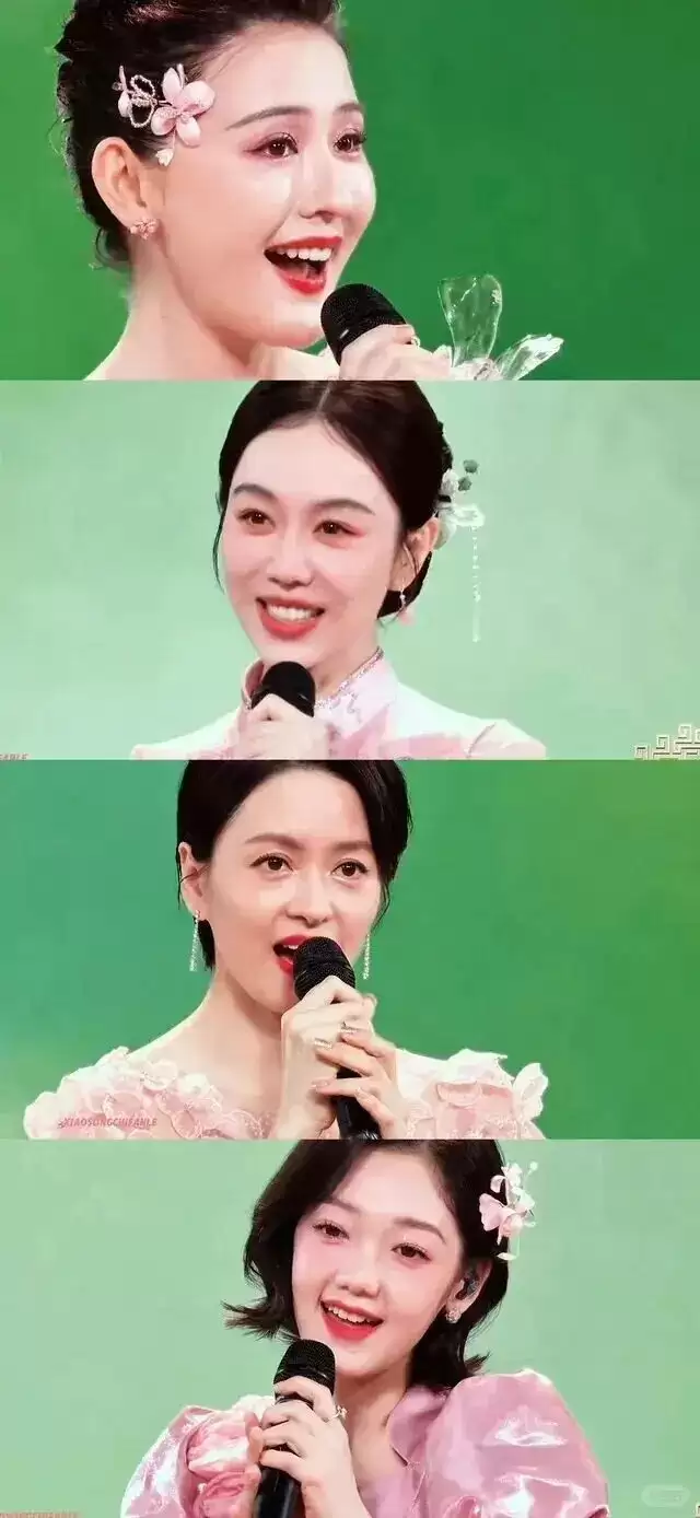 不愧是今年春晚最美的节目，女神们真的美爆啦！