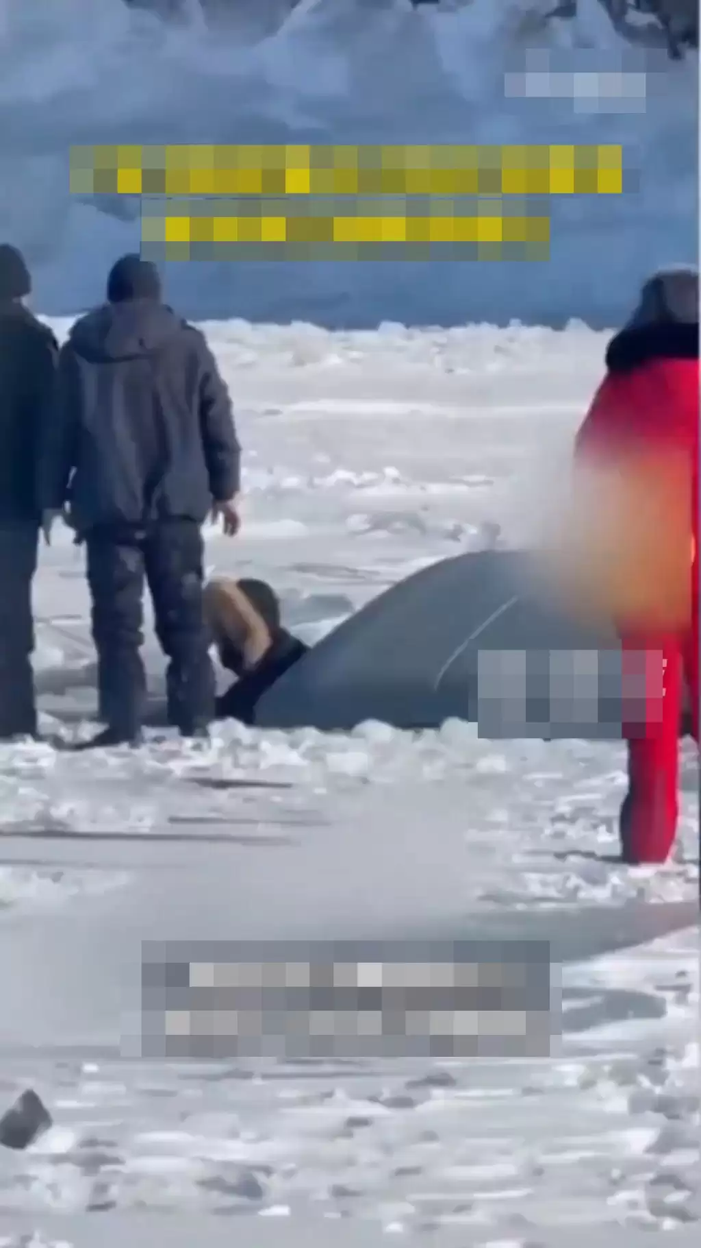 俄罗斯贝加尔湖｜车辆沉湖致8死事发影片曝光  &nbsp;1人奋力抓绳索逃生