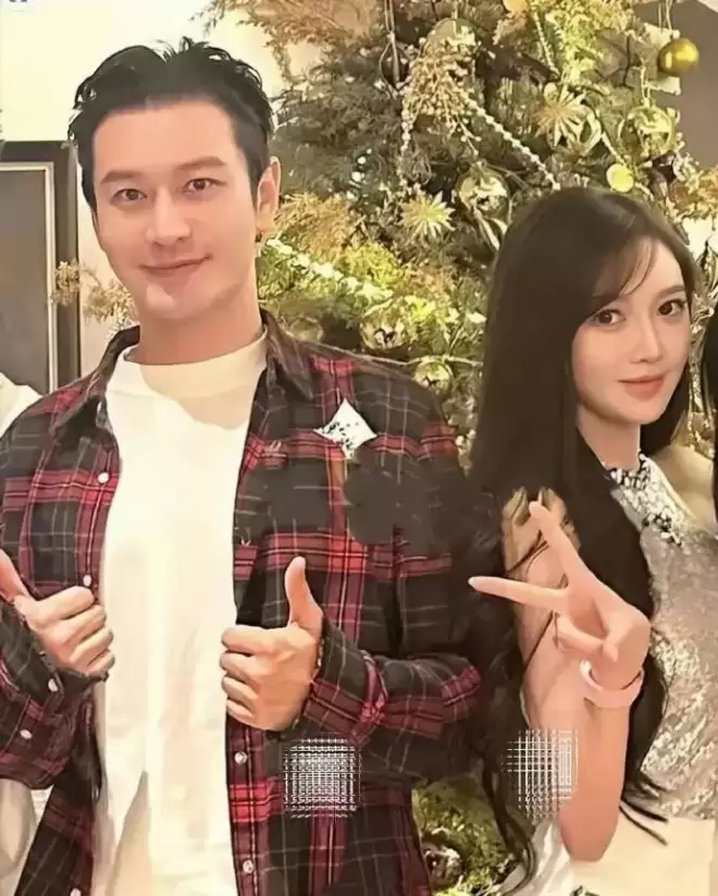 黄晓明恋情曝光！与美女穿情侣装并同游，女方年龄被扒疑似小22岁