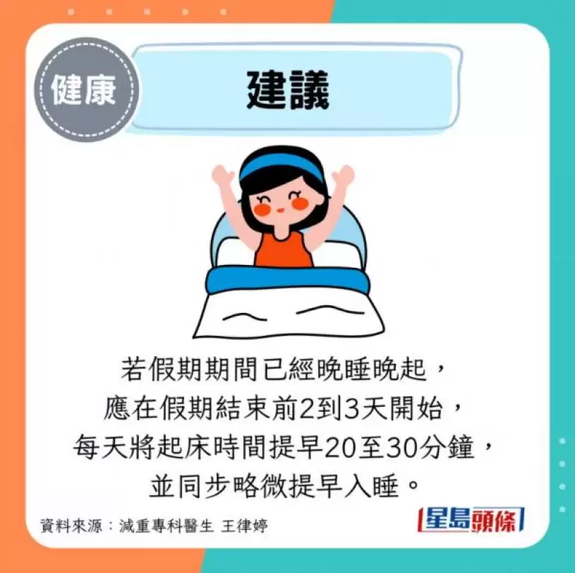假期狂补眠易慢性发炎？研究揭社交时差达1.5小时即中招 医生教3大补眠方法