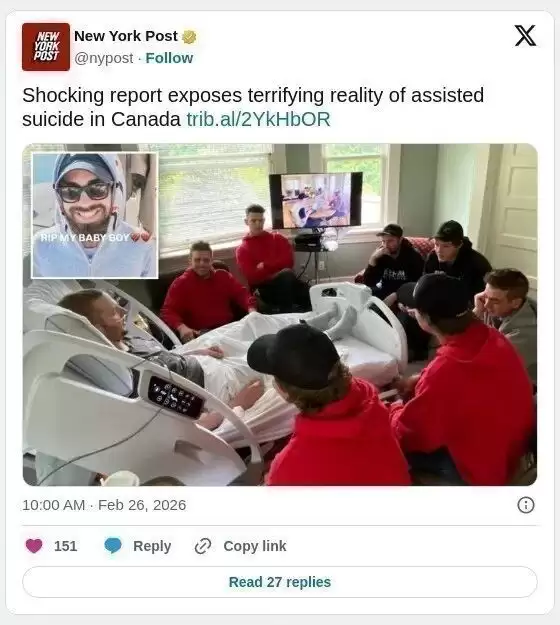 震惊！报告曝光：加国部分安乐死申请“当日获批”
