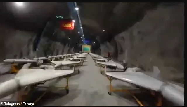 伊朗曝光地下“导弹城”!数千无人机排满隧道…