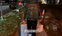 冯小刚夫妇现身洛杉矶 开特斯拉当司机 逛华人超市…