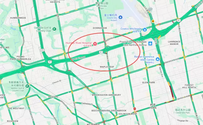 网友爆料：401高速公路东行全部堵死，原来是有人要跳桥