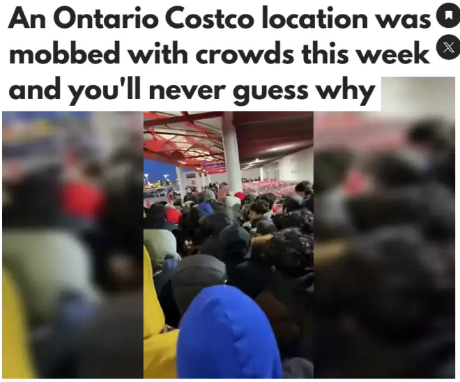 大多伦多Costco一早挤爆! 上百人排队疯抢, 都想靠它发财!
