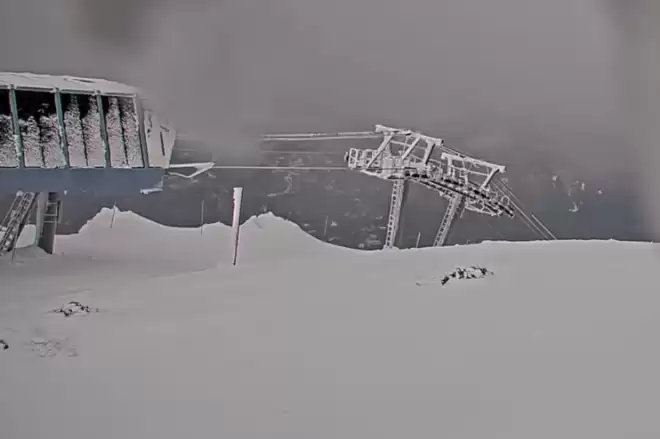 无限期关闭! 加拿大知名滑雪胜地突发滑坡, 雪山被撕开巨大"伤痕"