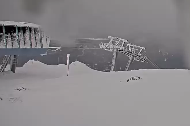 无限期关闭! 加拿大知名滑雪胜地突发滑坡, 雪山被撕开巨大"伤痕"