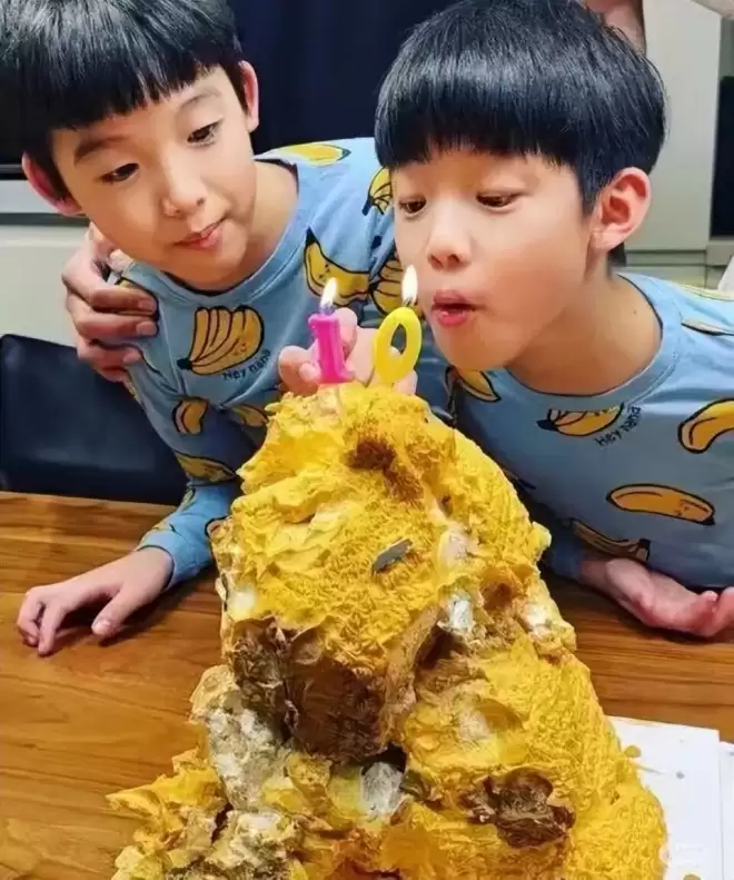 范玮琪50岁庆生照,双胞胎儿子正面曝光,一个像妈一个像爸