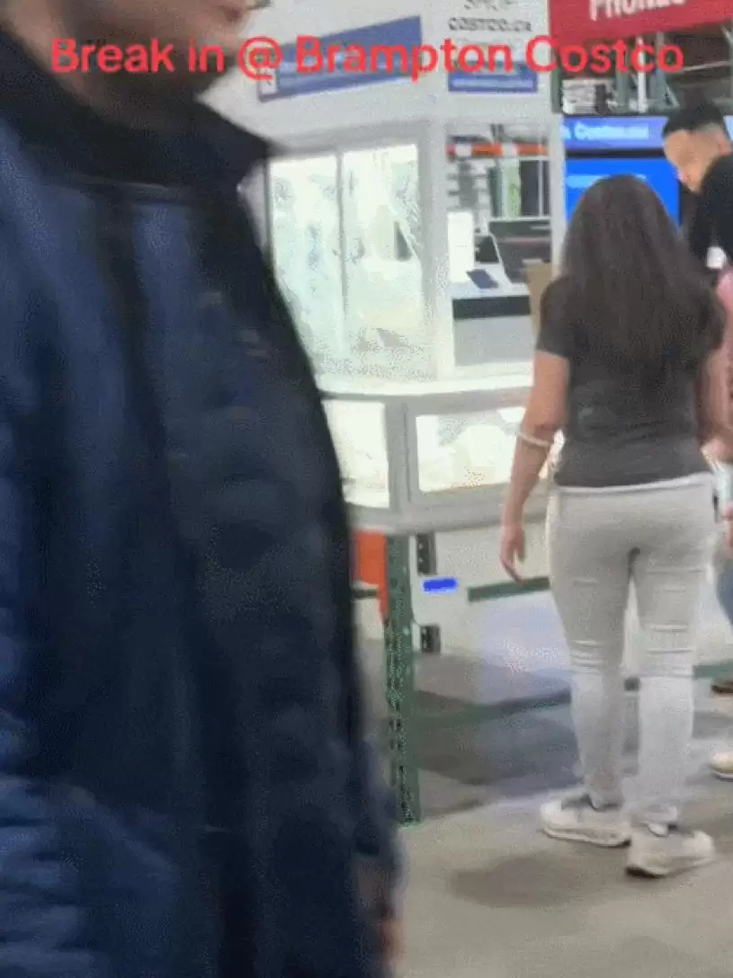 大温Costco分店疑遭暴力抢劫  砸烂珠宝柜台抢走货品