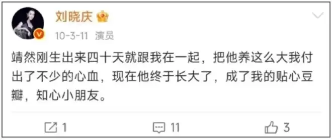 刘晓庆与外甥矛盾被扒，曾吐槽恋爱后反骨...