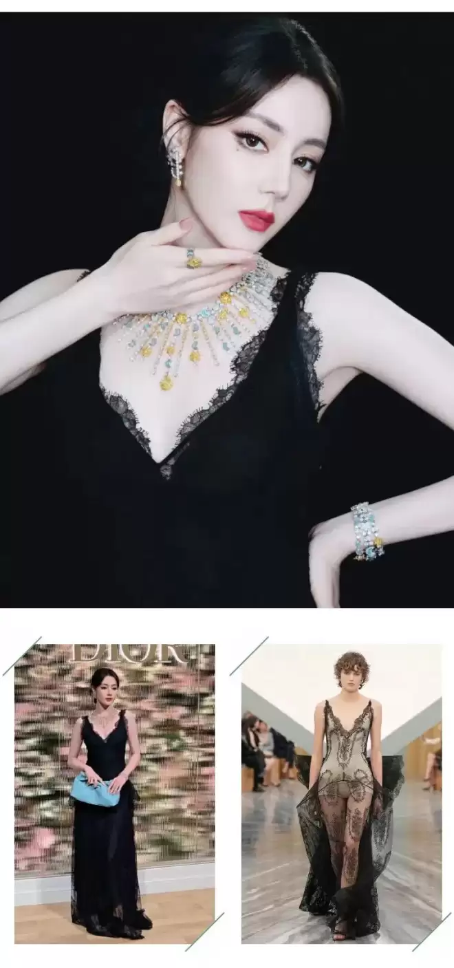 刘亦菲深V裙惊艳意大利，与国际影后们同框美出格！