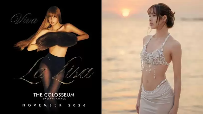 Lisa登K-pop第一人拉斯维加斯驻唱  29岁生日扮美人鱼沙滩躺平
