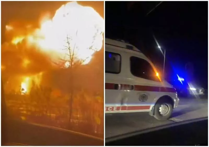 山东突发大爆炸 现场巨大火球 网:伊朗都没被炸这么惨