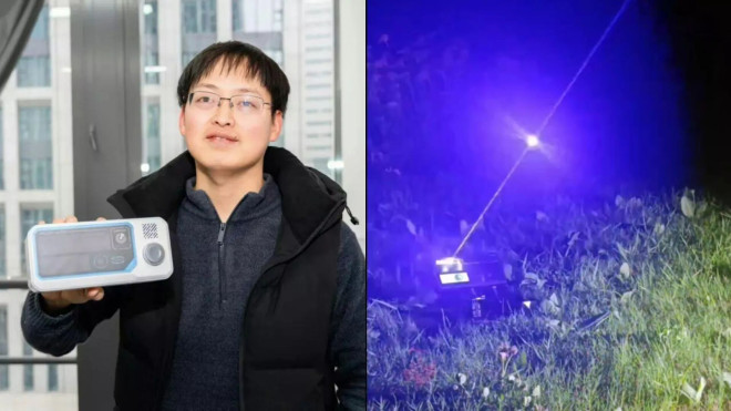 射程6米每秒击落30只蚊子 国产AI激光"灭蚊神器"爆红