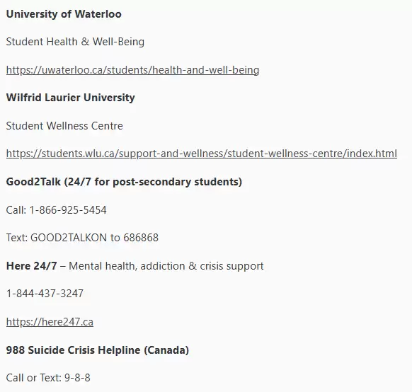 滑铁卢大学又有学生跳楼身亡, 多人目击现场! 身份刚刚确认