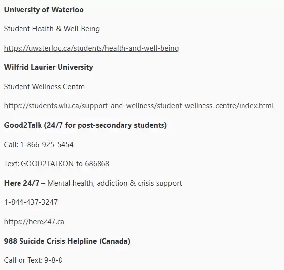 滑铁卢大学又有学生跳楼身亡, 多人目击现场! 身份刚刚确认
