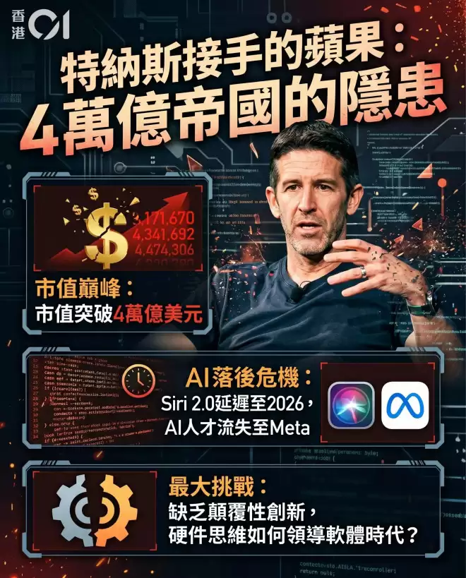 苹果新CEO：曾为一颗螺丝跟同事吵翻的细节狂魔