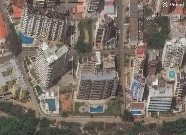 委内瑞拉地震前后卫星图：建筑大面积坍塌