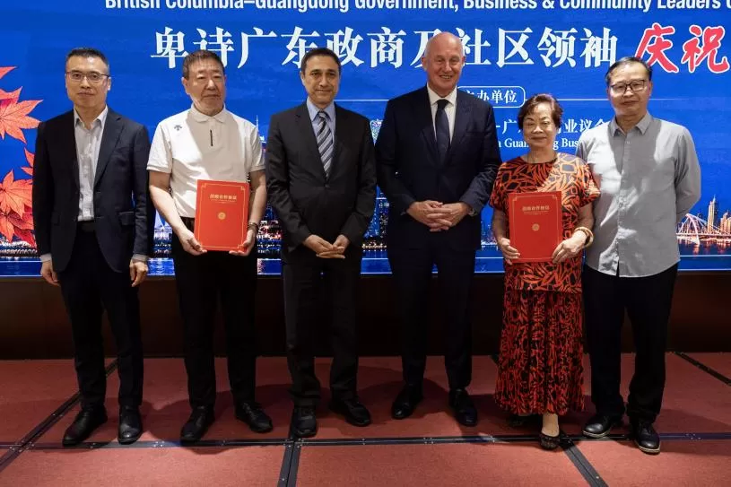 卑诗运输厅长广州参访比亚迪    与广东省府代表举行双边会谈