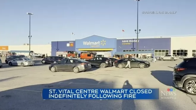 加拿大Walmart店内突发大火！火焰直冲天花板，顾客员工紧急疏散