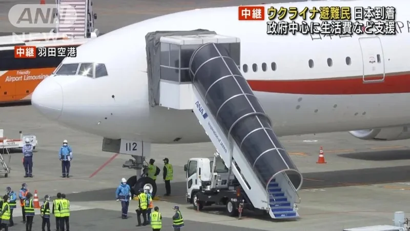 日本是鬼才 把乌克兰难民弄去福岛打工