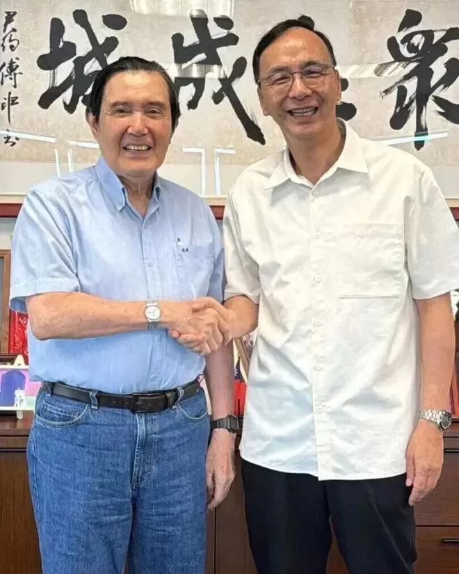 朱立伦探望马英九，透露其精神状况....