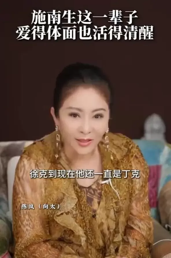 向太曝徐克遵守承诺至今都是丁克：这是施南生的挚爱不要污蔑他