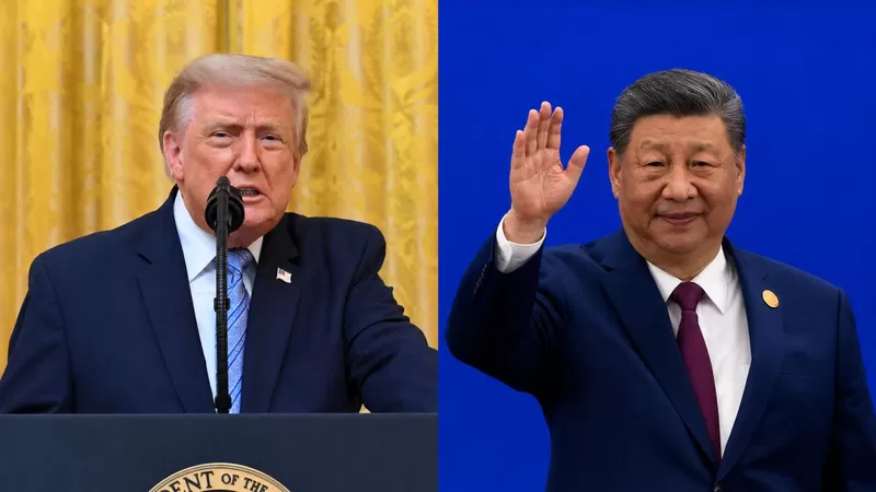 美中领袖相继演说 特朗普批中国介选 习近平抢AI领导权
