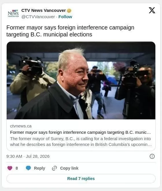大温市政选举爆大瓜！这三市被曝涉及印度干预？