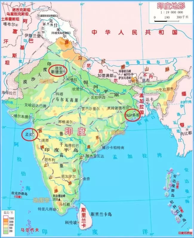 印度三大一线城市人口，放在中国是什么水平