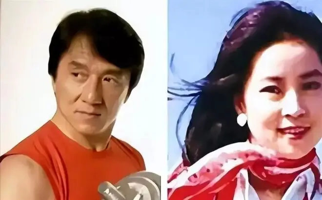 如今见72岁林凤娇，跟71岁成龙同框老得认不出