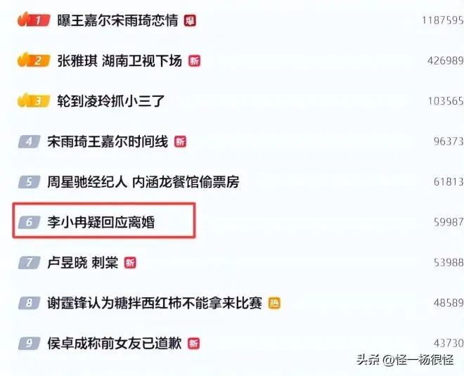 李小冉疑承认离婚，离婚原因被曝和钱有关
