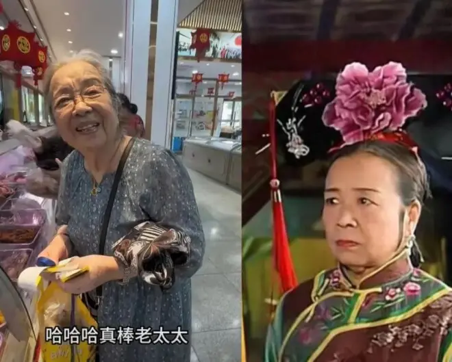 90岁"容嬷嬷"李明启近照曝光!独自逛菜场给重孙买熟食状态超好