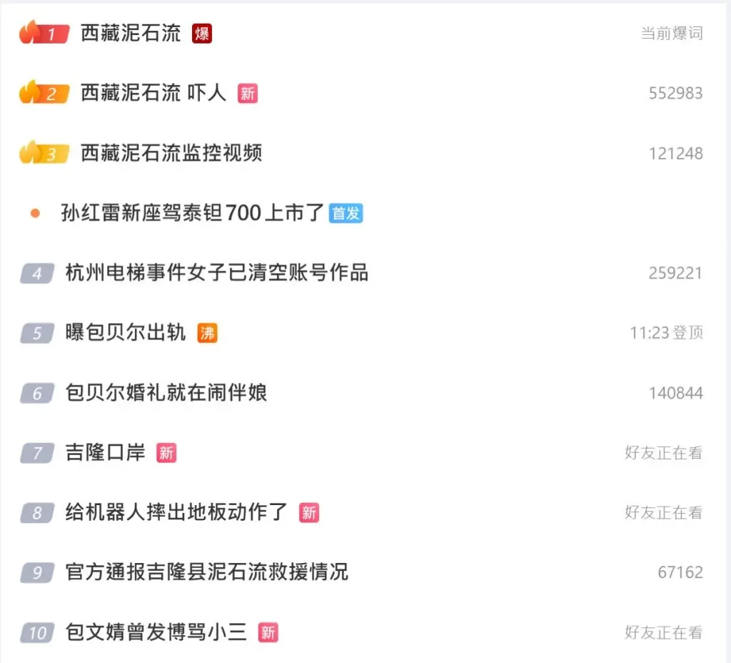 西藏泥石流︱中尼两国582人遇难逾2900人失踪 红十字会：9.3万人受灾︱持续更新