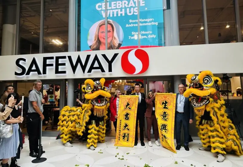 橡树岭园Safeway旗舰店盛大开幕    中英文并列充满温哥华亚洲风情