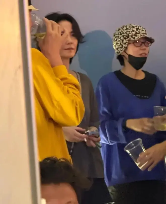 头戴两朵玫瑰花，王菲这么穿着去看窦靖童演出，被赞“松弛天花板”
