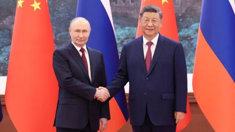 习近平与俄罗斯总统普京会面