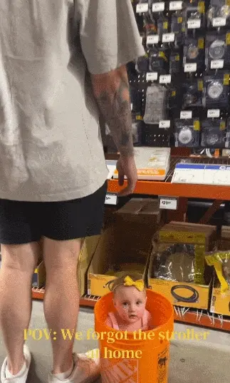 笑疯！加拿大爸爸带娃逛HomeDepot火了！一个桶解决所有问题