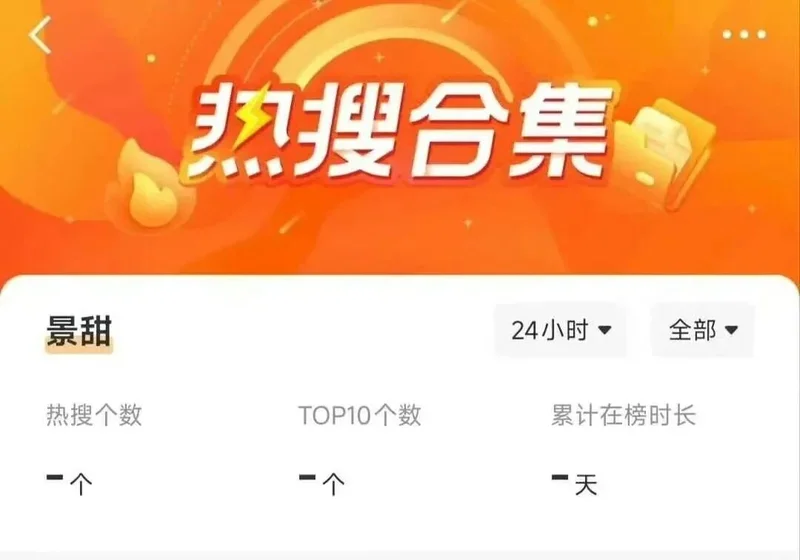 景甜代言被除名,一切都结束了