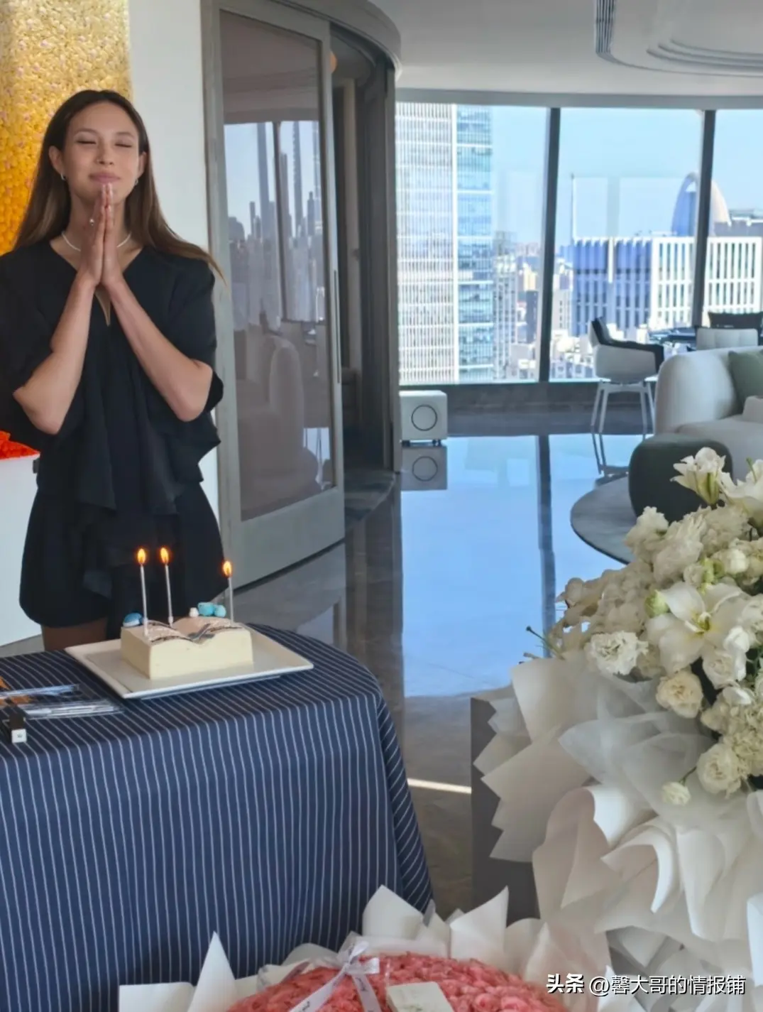 谷爱凌23岁生日太壕！全球四地大屏齐亮，大平层里Dior一摞一摞的