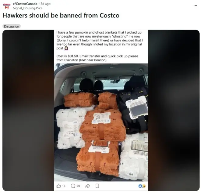 加拿大女子Costco搬走一整车热门毛毯！被骂"黄牛"，评论区翻车