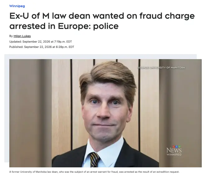 加拿大名校院长被曝狂卷$66万公款，却没买名车豪宅
