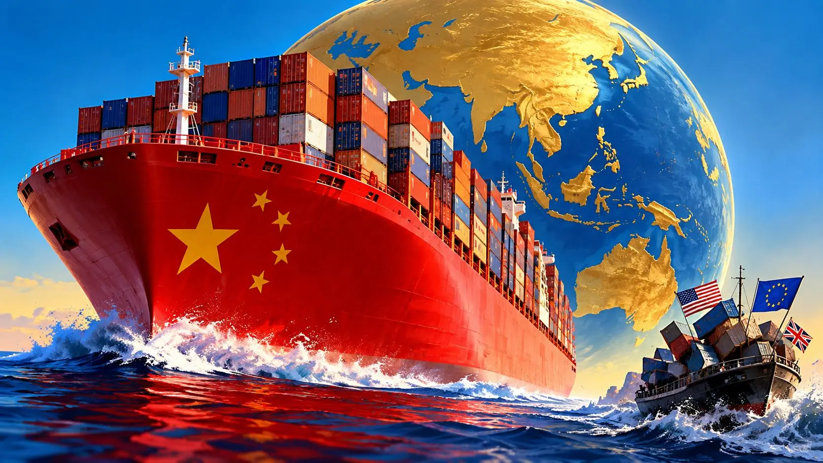 从贸易战开打至今，中国在全球出口霸权急剧扩大！