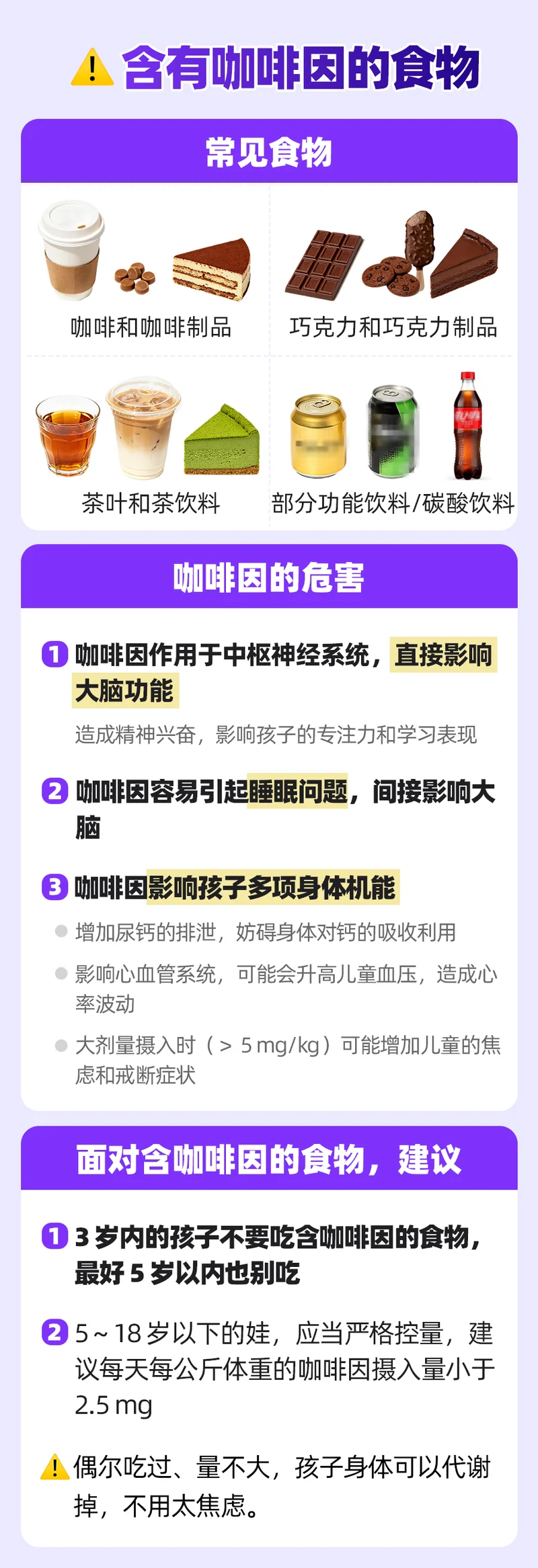 以为正常,实则会让孩子大脑变笨的3种食物