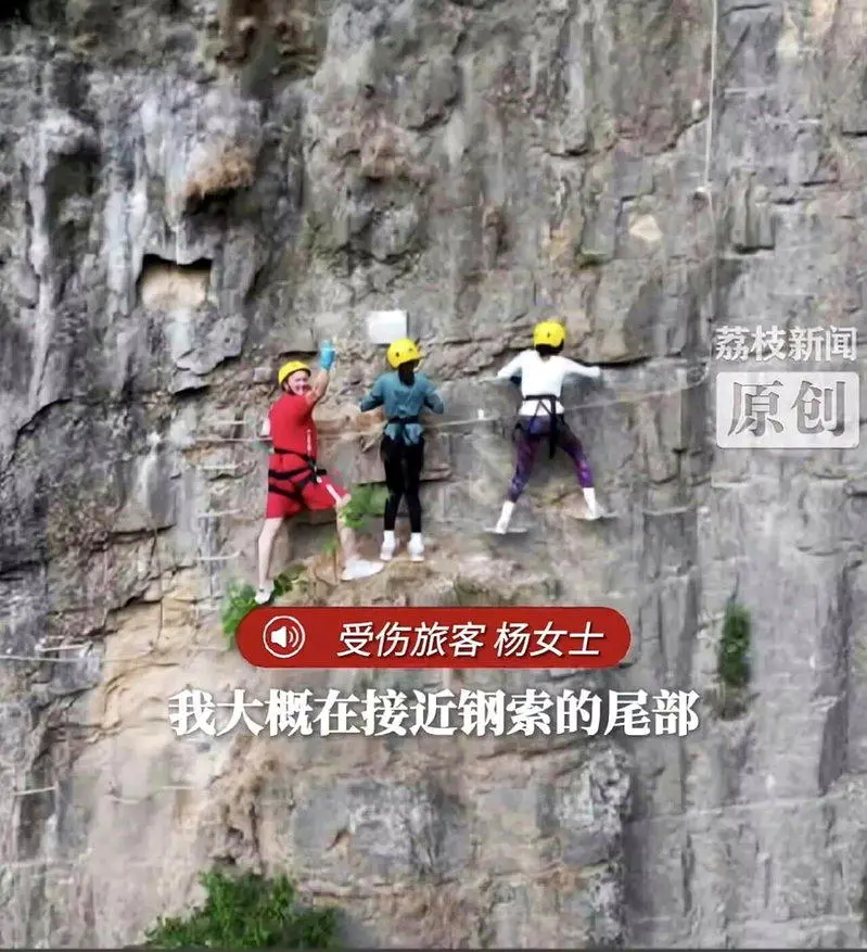 山东女玩高空钢索被蜂螫180针 “以为要死了”